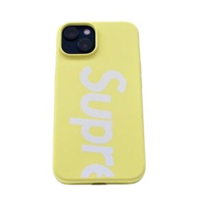 Coque Silicone Supre Jaune Iphone 14 Pro Max