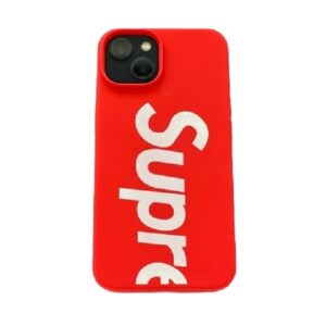 Coque Silicone Supre Rouge Iphone 14 Pro Max