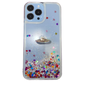 Coque Ring Coeur Multicouleurs pour iPhone 14 Plus