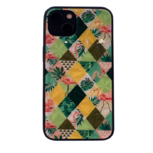 Coque Effet Diamant Flamant Rose Vert Oppo A16 / A16S / A55 5G