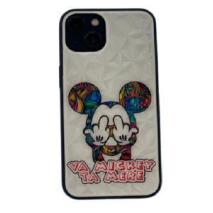 Coque Effet Diamant Souris Fuck iPhone 14 Plus