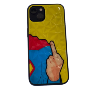 Coque Effet Diamant Super héros Fuck iPhone 14 Pro