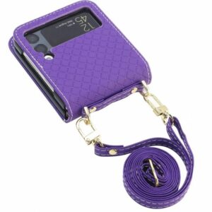 Coque Violet avec collier pour Zflip 4 / Zflip 3