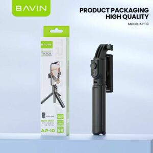 Perche à selfie avec télécommande Bluetooth Bavin