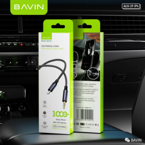 Cable auxiliaire Bavin Lightning vers jack