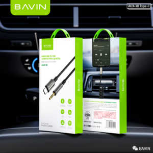 Cable auxiliaire Bavin USB-C vers jack
